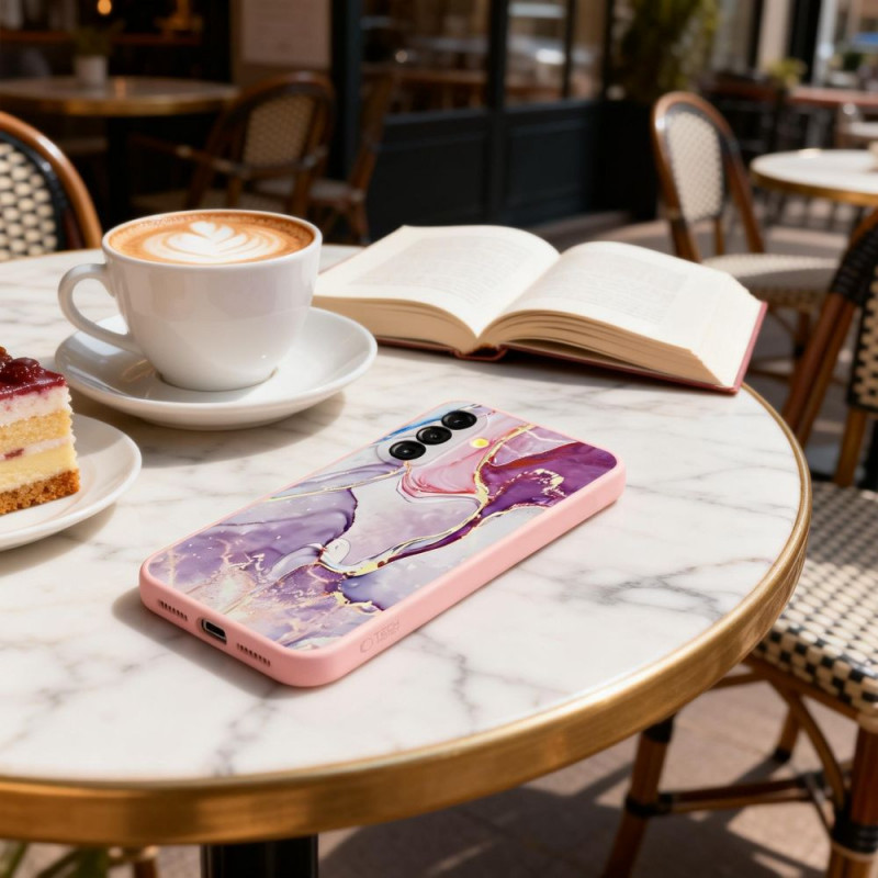 Tech-Protect Icon -suojakotelo Samsung Galaxy A27 5G -puhelimelle, Marble