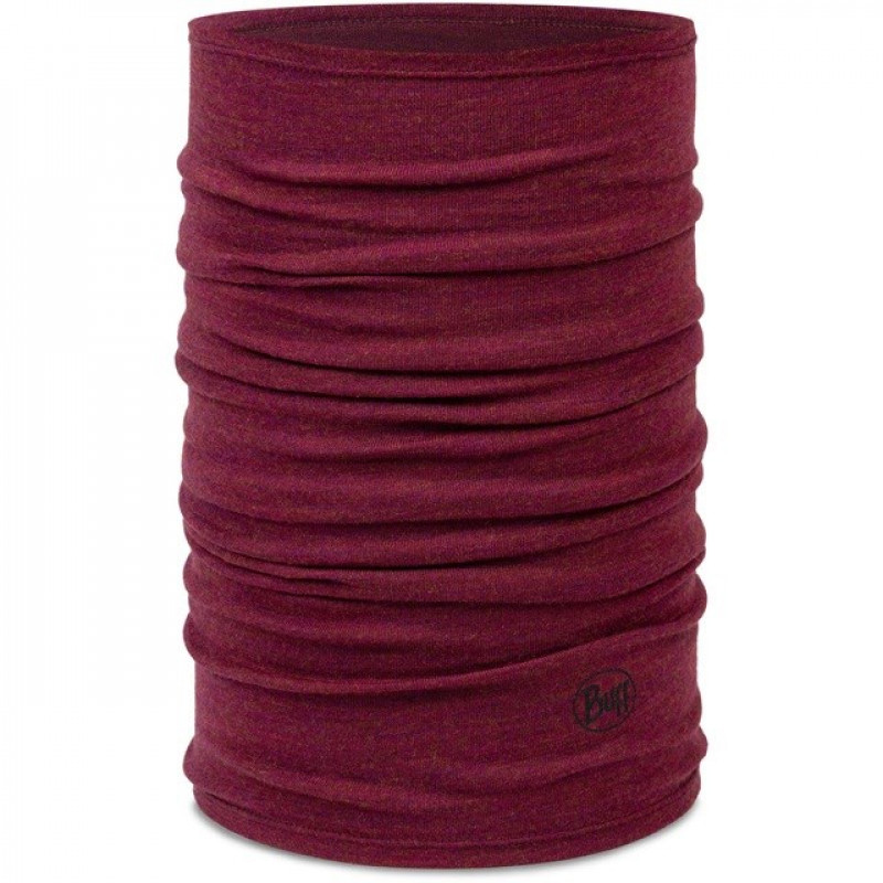 Buff Merino Midweight monikäyttöinen huivi, Melange Tibetan Red