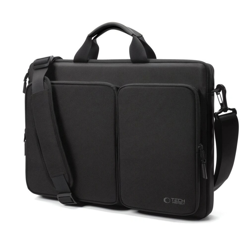 Tech-Protect Defender Bag kannettavan tietokoneen laukku 17", musta