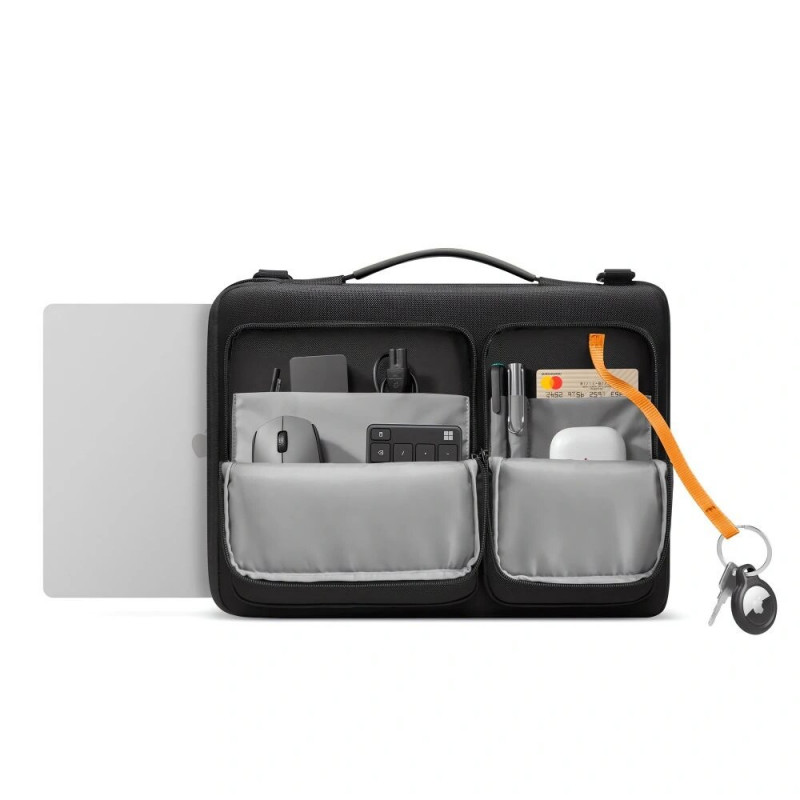 Tech-Protect Defender Bag kannettavan tietokoneen laukku 17", musta