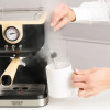 Taurus Onyx Moka 1050 W 20 bar puinen mäntätyylinen espressokeitin, puu/musta/hopea