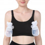 Momcozy YN08 Kädetön rintapumppuliivi HF088-BL000S-A, musta, S
