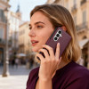 Tech-Protect lompakkokotelo Samsung Galaxy A27 5G:lle, burgundinpunainen