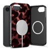 Tech-Protect Lamano MagSafe -suojakotelo Apple iPhone 16e / 17e -puhelimelle, musta ja ruskea