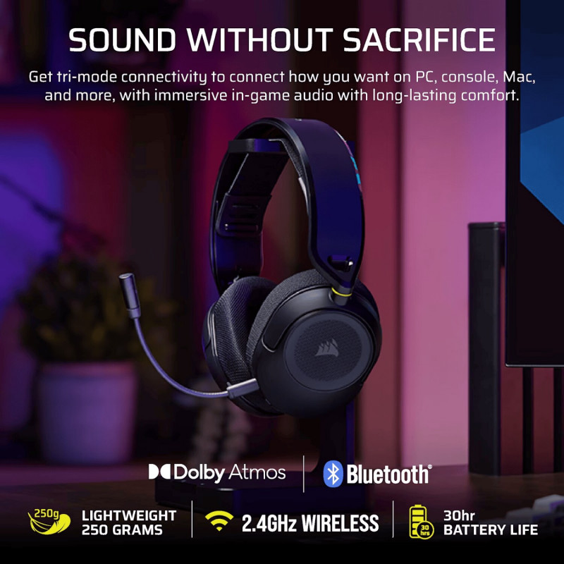 Corsair HS35 V3 langaton kuuloke PlayStationille CA-9011410-WW, Carbon
