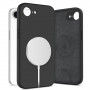 Tech-Protect Silikoninen MagSafe-kuori Apple iPhone 16e / 17e -puhelimelle, musta
