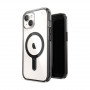Speck Presidio Perfect-Clear ClickLock & MagSafe SPK526 -suojakotelo Apple iPhone 15 / 14 / 13 -puhelimelle, kirkas / frosted black / slate grey