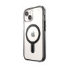 Speck Presidio Perfect-Clear ClickLock & MagSafe SPK526 -suojakotelo Apple iPhone 15 / 14 / 13 -puhelimelle, kirkas / frosted black / slate grey