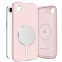 Tech-Protect Silicone MagSafe -suojakotelo Apple iPhone 16e / 17e -puhelimelle, Pink Pearl
