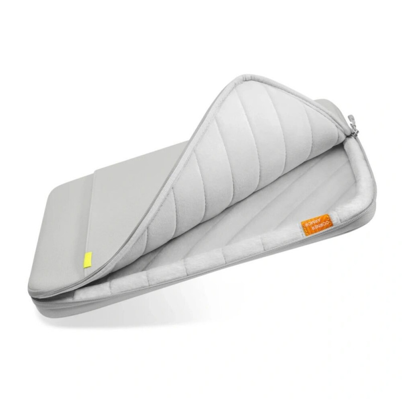 Tech-Protect Defender kannettavan tietokoneen laukku 15-16", Crayon Grey