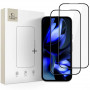 Tech-Protect Glass Fit+ karkaistu lasi Google Pixel 9a / 10a -puhelimelle (2 kpl), musta