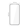 Tech-Protect Glass Fit+ karkaistu lasi Google Pixel 9a / 10a -puhelimelle (2 kpl), musta