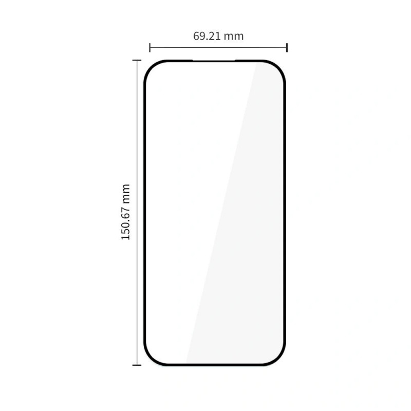 Tech-Protect Glass Fit+ karkaistu lasi Google Pixel 9a / 10a -puhelimelle (2 kpl), musta