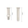 Tech-Protect silikoniranneke Apple Watch 8 / 9 / 10 / 11 / 12 / SE / Ultra 44/45/46/49 mm, Starlight