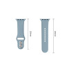Tech-Protect silikoniranneke Apple Watch 8 / 9 / 10 / 11 / 12 / SE / Ultra 44/45/46/49 mm, Blue Jeans