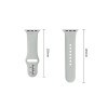Tech-Protect silikoniranneke Apple Watch 8 / 9 / 10 / 11 / 12 / SE / Ultra 44/45/46/49 mm, Lunar Grey