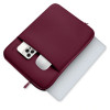 Tech-Protect Neopreeninen kannettavan tietokoneen suojakotelo 13", Burgundy