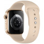 Tech-Protect silikoniranneke Apple Watch 8 / 9 / 10 / 11 / 12 / SE / Ultra 44/45/46/49 mm, pähkinä