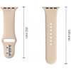 Tech-Protect silikoniranneke Apple Watch 8 / 9 / 10 / 11 / 12 / SE / Ultra 44/45/46/49 mm, pähkinä