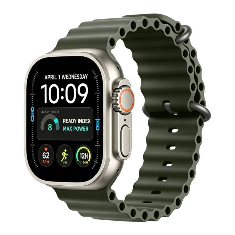 Tech-Protect Iconband Pro Apple Watch 8 / 9 / 10 / 11 / 12 / SE / Ultra 44/45/46/49 mm -ranneke, Military Green