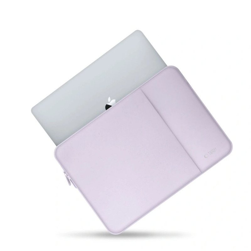 Tech-Protect Neopreeninen kannettavan tietokoneen suojakotelo 15-16", mauve