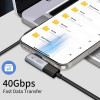 Tech-Protect UltraBoost AA01 kulmikas sovitin USB-C, harmaa