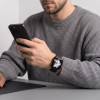 Tech-Protect silikoniranneke Apple Watch 8 / 9 / 10 / 11 / 12 / SE / Ultra 44/45/46/49 mm, musta