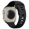 Tech-Protect Silicone Line Apple Watch 8 / 9 / 10 / 11 / 12 / SE / Ultra 44/45/46/49 mm -ranneke, musta