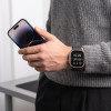 Tech-Protect Silicone Line Apple Watch 8 / 9 / 10 / 11 / 12 / SE / Ultra 44/45/46/49 mm -ranneke, musta