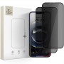 Tech-Protect Anti Spy Glass Pro+ Privacy karkaistu lasi Apple iPhone 17e / 16e / 14 / 13 Pro / 13 (2 kpl), musta
