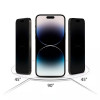 Tech-Protect Anti Spy Glass Pro+ Privacy karkaistu lasi Apple iPhone 17e / 16e / 14 / 13 Pro / 13 (2 kpl), musta