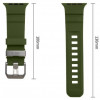 Tech-Protect Motion Apple Watch 8 / 9 / 10 / 11 / 12 / SE / Ultra 44/45/46/49 mm -ranneke, Tactical Green