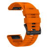 Tech-Protect silikoniranneke Garmin Fenix 5 / 6 / 6 Pro / 7 / 8 / 8 Pro / E / 9 / 9 Pro 51 mm, signal oranssi