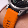 Tech-Protect silikoniranneke Garmin Fenix 5 / 6 / 6 Pro / 7 / 8 / 8 Pro / E / 9 / 9 Pro 51 mm, signal oranssi