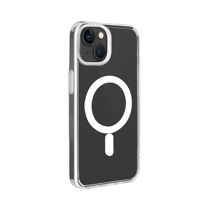 Puro Litemag MagSafe -kotelo Apple iPhone 14 Plus / 15 Plus -puhelimelle, läpinäkyvä