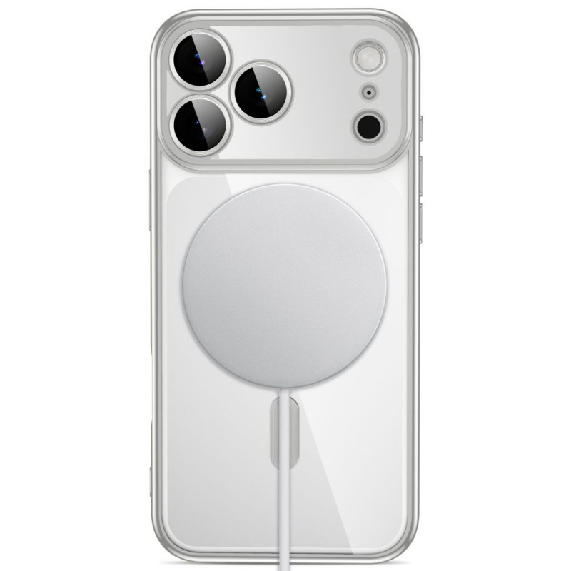Tech-Protect Magflex MagSafe -suojakotelo Apple iPhone 17 Pro Max / 18 Pro Max, kiiltävän hopeinen