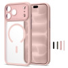 Tech-Protect MagPeak MagSafe CC Apple iPhone 17 Pro / 18 Pro -kuori THP6114, matta pinkki