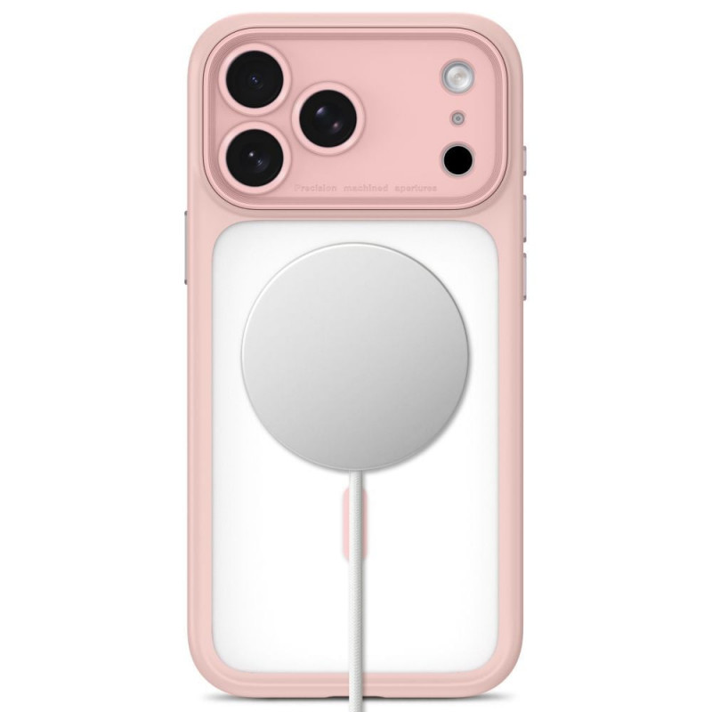 Tech-Protect MagPeak MagSafe CC Apple iPhone 17 Pro / 18 Pro -kuori THP6114, matta pinkki