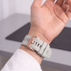 Tech-Protect silikoninen kellonranneke Garmin Fenix 5s / 5s Plus / 6s / 6s Pro / 7s / 8 / 9 / 9 Pro 43 mm, Fog Grey