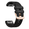Tech-Protect silikoninen kelloranneke Garmin Fenix 5s / 5s Plus / 6s / 6s Pro / 7s / 8 / 9 / 9 Pro 43 mm, musta