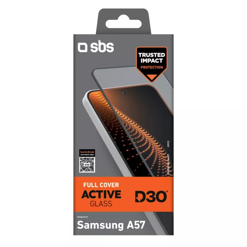 SBS D3O karkaistu lasi Samsung Galaxy A57 -puhelimelle (1 kpl)