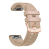 Tech-Protect silikoninen kelloranneke Garmin Fenix 5s / 5s Plus / 6s / 6s Pro / 7s / 8 / 9 / 9 Pro 43 mm, pähkinänruskea