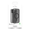 Puro Daylight MagSafe -yhteensopiva silikonikuori iPhone 17:lle, läpikuultava musta