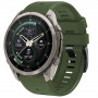 Tech-Protect silikoninen kellonranneke Garmin Fenix 5 / 6 / 6 Pro / 7 / 8 / 8 Pro / E / 9 / 9 Pro 47 mm, Military Green
