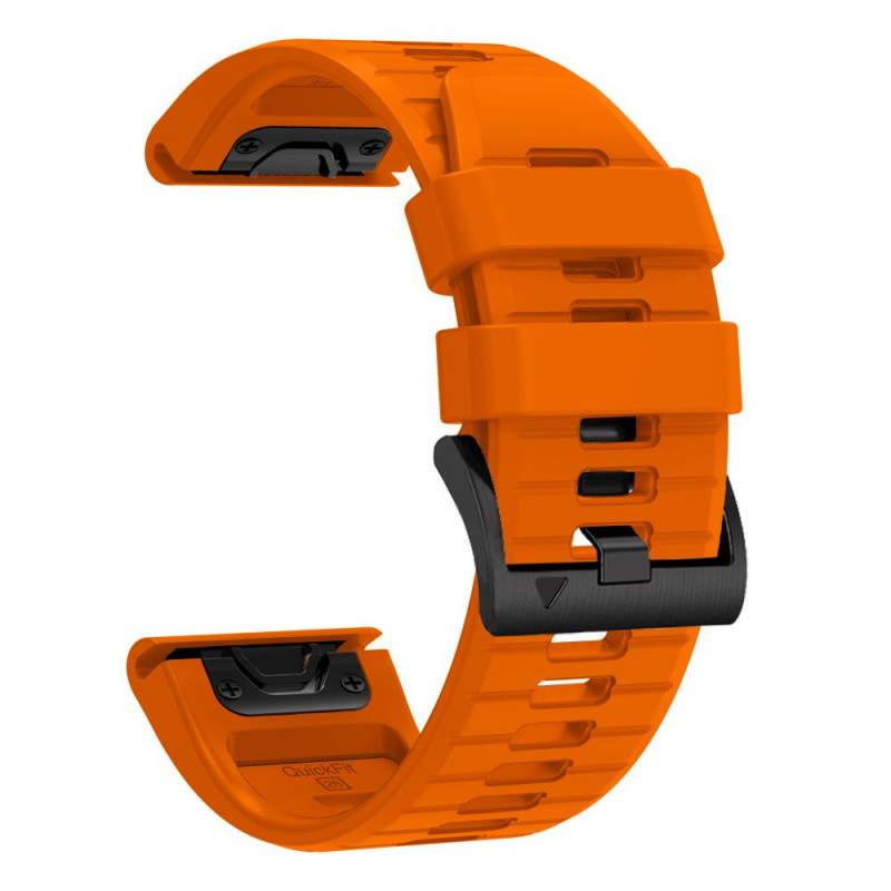Tech-Protect Silikoninen kelloranneke Garmin Fenix 5 / 6 / 6 Pro / 7 / 8 / 8 Pro / E / 9 / 9 Pro 47 mm, Signal Orange
