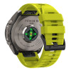 Tech-Protect silikoninen kellonranneke Garmin Fenix 5 / 6 / 6 Pro / 7 / 8 / 8 Pro / E / 9 / 9 Pro 51 mm, Volt Lime