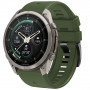 Tech-Protect silikoninen kellonranneke Garmin Fenix 5 / 6 / 6 Pro / 7 / 8 / 8 Pro / E / 9 / 9 Pro 51 mm, Military Green