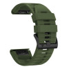 Tech-Protect silikoninen kellonranneke Garmin Fenix 5 / 6 / 6 Pro / 7 / 8 / 8 Pro / E / 9 / 9 Pro 51 mm, Military Green