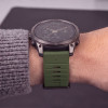 Tech-Protect silikoninen kellonranneke Garmin Fenix 5 / 6 / 6 Pro / 7 / 8 / 8 Pro / E / 9 / 9 Pro 51 mm, Military Green