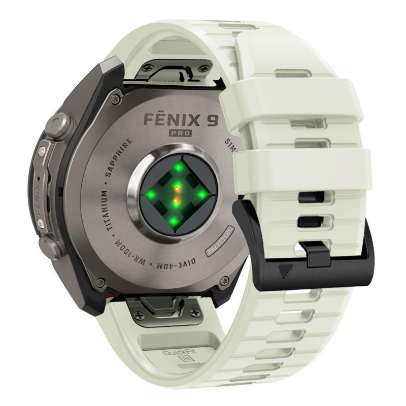Tech-Protect silikoninen kellonranneke Garmin Fenix 5 / 6 / 6 Pro / 7 / 8 / 8 Pro / E / 9 / 9 Pro 51 mm, Stone Grey